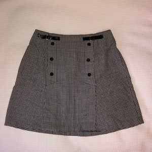 thrift plaid skirt